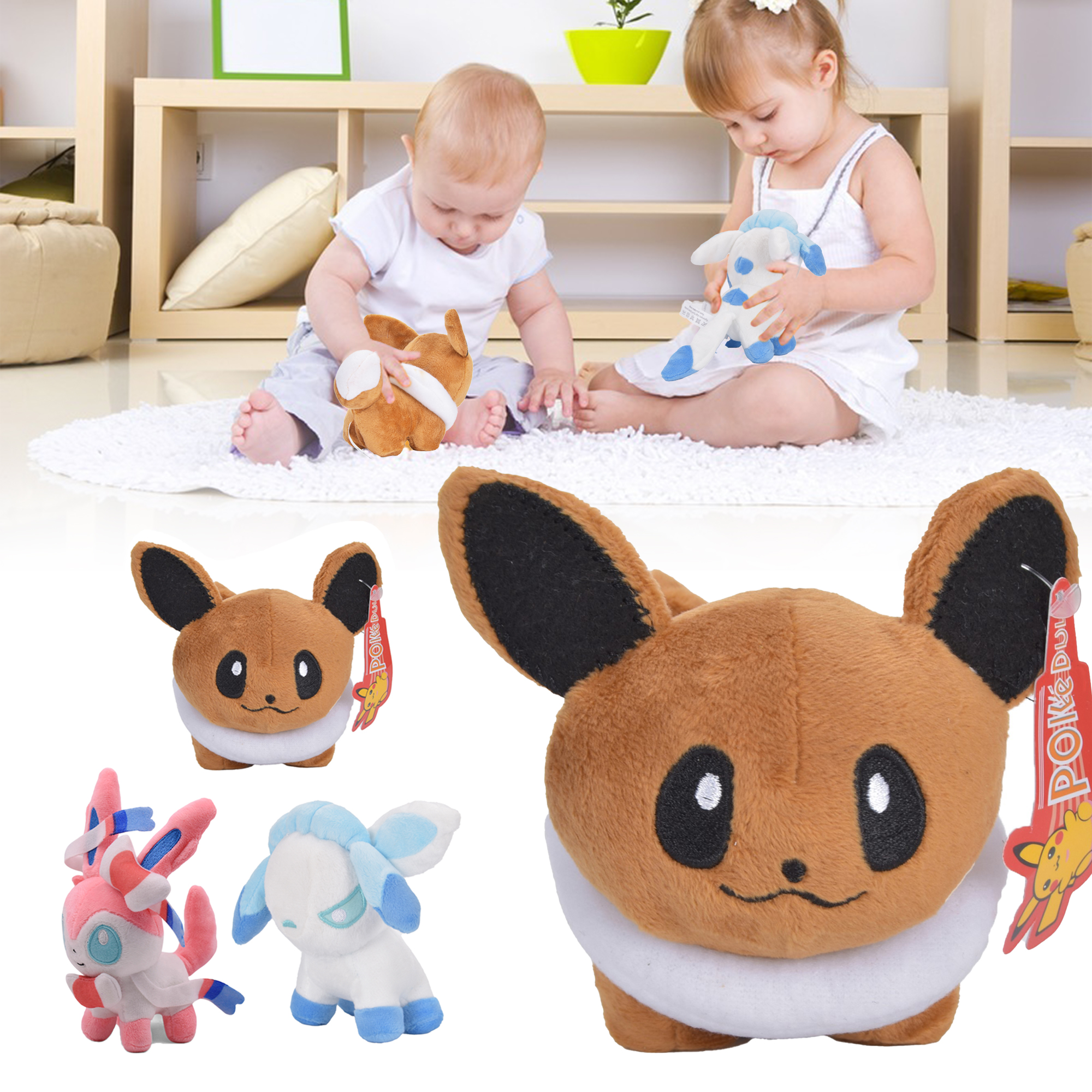 Q Center Christmas 2022 2022 New Version Of Plush Toys 4" Q Version Eevee Plush Pokemnon Center  Plushies Toys, Fluffy Dolls,Christmas Decorations Indoor/Christmas  Gifts,Pillow Buddy, Birthday Gift/Yellow - Walmart.com