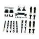 thumbnail image 3 of Kit de repuestos para coche RC 1:12: componentes de fijación para amortiguadores delanteros y traseros (MN82) Negro, 3 of 9