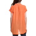 thumbnail image 2 of Nanette Nanette Lepore womens  Long Shirt, m, Orange, 2 of 3