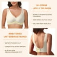 thumbnail image 5 of Everyday Bras for Women Womens Workout Sports Bra Sports Bra Low Support Womens Comfort Bras Padded Bras for Women Woman Sports Bar Seamless Bras Womens Bras No Underwire Padded Sports Bra White XL, 5 of 8