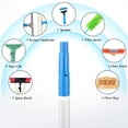 thumbnail image 4 of Water Fed Pole Kit, 30/50cm Adjustable Window Cleaning Brush and Pole, Window Cleaner Brush & Solar Panel Cleaning System, Outdoor Window Glass Washing Cleaner Equipment Tool, 4 of 8
