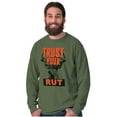 thumbnail image 5 of Hunters Trust Your Rut Deer Buck Long Sleeve TShirt Men Women Brisco Brands 4X, 5 of 6
