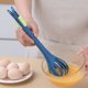thumbnail image 3 of Pinzas para alimentos y batidor de huevos, batidor de huevos multifunción y pinzas para pan, batidora de huevos manual de plástico, herramienta de cocina multifuncional, 3 of 5