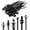 60pcs Black, variant on 60 count Zip Ties  Sizes, 6 Popular Size Push Mount  Ties  Nylon Self Locking Straps Heavy Duty Zip Tie Anchors for Indoor Outdoor  Auto Construction Wire Tying