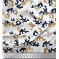 thumbnail image 1 of Soimoi Brown polyester Crepe Fabric Camouflage Texture Fabric Prints By Yard 42 Inch Wide, 1 of 3