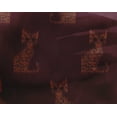 thumbnail image 4 of oneOone Tissu Viscose Georgette Imprimé Ikat Chat Tissu au Mètre 42 Pouces de Large, 4 of 4