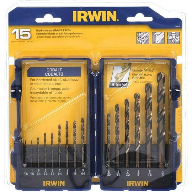 316015 15 Piece Cobalt Drill Bits
