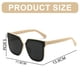 thumbnail image 2 of Forme a gafas de sol ovaladas de la cara las gafas de sol de moda del tiroteo de la calle de la personalidad, hechas de PC, 2 of 5