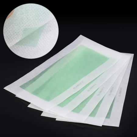 Greensen Depilatory Paper Hair Removal Wax Paper 10pcs Set Leg