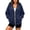 Navy-AnuYalue zip up hoodie women, variant on AnuYalue Women's Zip Up Hoodies Loose Fit Long Sleeve Sweatshirts Pockets Drawstring Track Jackets Trendy Hoodie