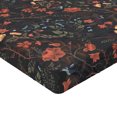 thumbnail image 4 of Ambesonne Floral Fitted Sheet, Flower Bird Leaf Pattern, Queen Size, Dark Coral and Reseda Green, 4 of 5
