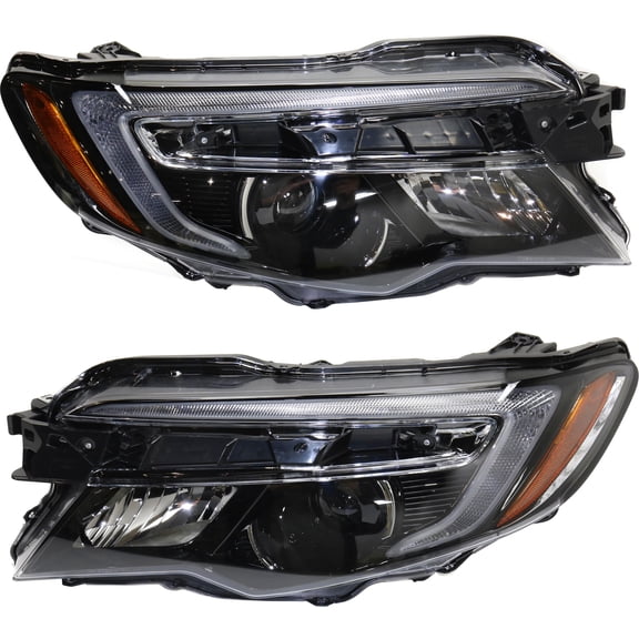 Garage-Pro Driver and Passenger Side Headlight for Honda Pilot LX 2016-2018 Halogen With bulb(s) Replaces# 33100TG7A02 33150TG7A02