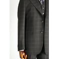 thumbnail image 4 of Suit, Vest Dovetail Collar Slim Fit 100% Handmade Black Stylish Men's Business Suit, 4 of 4