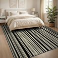 thumbnail image 3 of ODIKA 8'x10' Washable Area Rug Durable, Non-Slip Under Stripe Irregular Rhythm Contrast Doormat Entry Layering for Living Room, Sectional, Family, 3 of 7