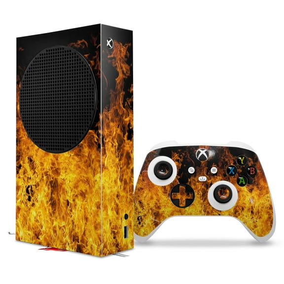 WraptorSkinz Skin Wrap compatible with the 2020 XBOX Series S Console and Controller Open Fire (XBOX NOT INCLUDED)