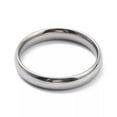 thumbnail image 2 of 4Mm Silver Gold Plated Stainless Steel Men Women Wedding Ring Band Size R60, 2 of 2