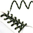 thumbnail image 2 of Rush 2 pairs of work boots lace up outdoor mountaineering hiking shoelaces，31.5"inch（Black Fluorescent Green） S2713, 2 of 2