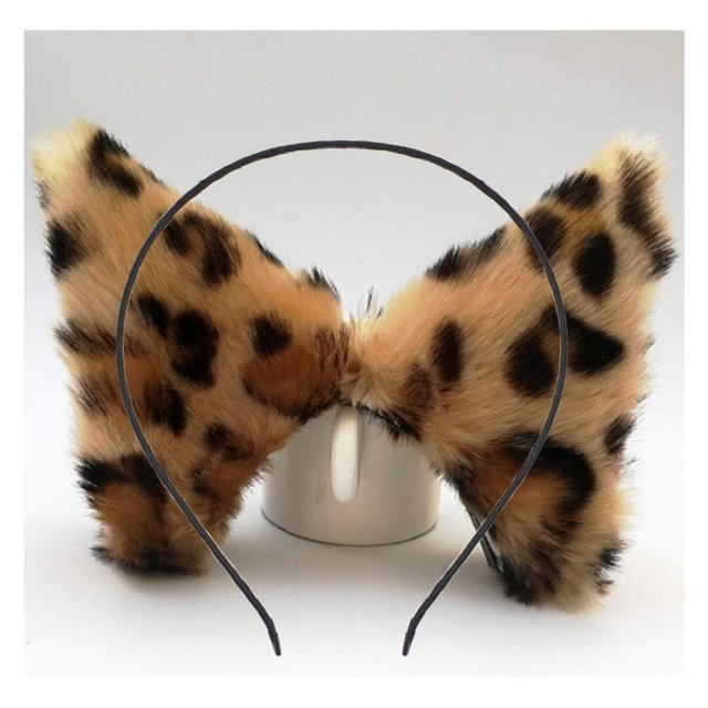 Diadema con orejas de gato, pinzas para el pelo, diademas con orejas de zorro, pasadores para mujer, gatito peludo, diadema para el pelo, aro para el pelo, decoración para fiesta de Halloween, disfraz