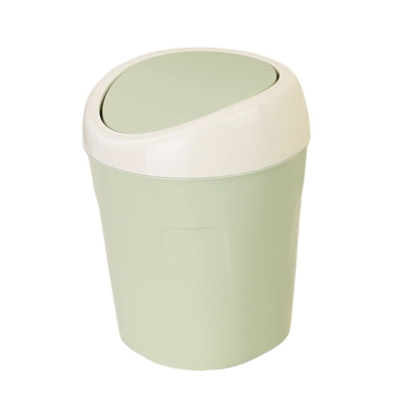 Naiovety Cubo de basura ecológico e innovador para el bote de basura de cocina ligero que ahorra espacio verde Suministros de limpieza para el hogar verde