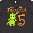 thumbnail image 4 of Inktastic Dragon 5th Birthday- Turning Five Youth T-Shirt, 4 of 5