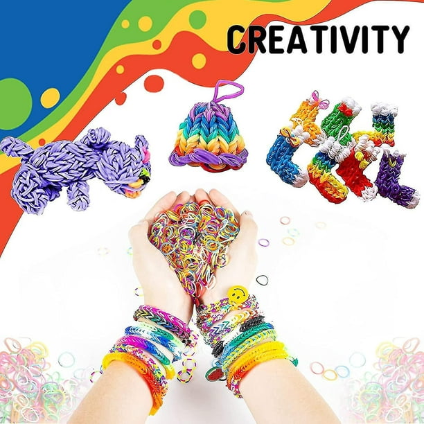 1500Pcs Rubber Band Loom Bracelet Kit With Accessories DIY Bracelet Making  Kit Birthday Gifts For Girls Boys 