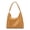 Brown, variant on Trendy PU Leather Crescent Shoulder Bag Slouchy Hobo Bags for Women Tote Handbags Retro Soft Underarm Crossbody Purses
