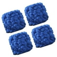 thumbnail image 2 of 4 ovillos de poliéster para tejer a mano, pompones de ganchillo, hilo grueso, hilo de peso jumbo Azul, 2 of 9