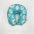 thumbnail image 2 of Bookisbunny Ultralight Micro Beads U Shaped Travel Neck Pillow Head Airplane Flower Print Sleep Support Cushion, 2 of 6
