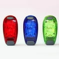 thumbnail image 4 of SUTENGDA 4 Pcs  3 LED Safety Light Multifuntional Clip On Strobe Running Lights for Night Runners Bikes Walking (Green), 4 of 6