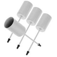 thumbnail image 6 of PBPBOX Stainless Steel Candle Holders White Metal Taper Insert for Decor, 6 of 8