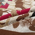 thumbnail image 7 of Jessy Home King Brown Deer Black Bear Quilt Rustic Cabin Bedding Microfiber Bedspread, 7 of 7