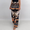 thumbnail image 4 of Idoravan Women's Plus Size Pants Fashion Women Casual Butterfly Printing Trousers High Waist Wide Leg Slim Straight Beach Pants, 4 of 8