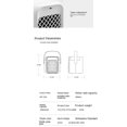 thumbnail image 5 of Mini refrigerador de aire portátil, aire acondicionado portátil, ventilador de refrigeración ultra espacial de escritorio personal USB, ventilador de refrigeración de escritorio de 3 velocid, 5 of 5