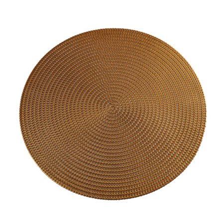 

Wanwan 38cm Round PVC Eco-friendly Bowl Dish Placemat Heat Insulated Dinning Table Mat