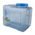 thumbnail image 3 of Cubo de agua pura para PC, contenedor de almacenamiento de agua, tanque de agua para exteriores, barril de agua portátil de gran capacidad para acampar, picnic, viajes en coche, 8 l, 3 of 14