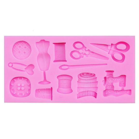 HannLk 1 Pack Silicone Mould Wedding Cake Border Fondant Cake Decorating Clay Molds DIY