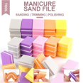 thumbnail image 4 of 50 Uds Mini limas de lijado de doble cara bloque de uñas Buffer pulido manicura pedicura herramientas de cuidado de uñas lima de uñas, 4 of 5