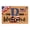 B, variant on 250th Anniversary USA Door Mat, Patriotic Personalized Doormats with Letter, Yarn Pattern, Custom Welcome Mat, Stars Stripes for July 4th Memorial Day Home Entrance Porch, 23.6"x15.7"