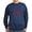 Navy, variant on CafePress - #I LOVE UKRAINE Design. Buy Now Sweatshirt - Classic Crew Neck Sweatshirt
