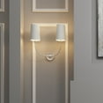 thumbnail image 6 of Crystorama 2242-PN Sylvan 15.5"W Modern 2 Light Wall Sconce, Polished Nickel, 6 of 7