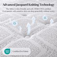 thumbnail image 6 of GREOO 14 inch Queen Cooling Gel Memory Mattress, Washable Cover, Mattress in a Box, CertiPUR-US® Foam & OEKO-TEX Fabric, 365 Nights Trial, Firm, 6 of 20