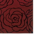 thumbnail image 3 of Linon Milan Area Rug - Garnet / Black, 3 of 4
