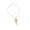 Orange1, variant on Stylish Tassels Necklace Featuring Adorable Horse Charm Adjustable Chain Length 61+7cm Neckchain Jewelry