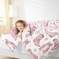 thumbnail image 5 of Manfei Southwestern Cowgirl Full Size Comforter Sets,Western Chic Boots Bedding Comforter Set,Pink Bowtie Bow Knot Bedding Sets For Girl Kids,Ultra Soft Home Decor Reversible,3pcs, 5 of 9