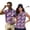 Patriotic Star Pattern, variant on Aplkyhs Matching Couple Tennis Shirts American Flag Flower Couple Golf Matching Outfits 4-Way Stretch Golf Shirts for Men Quarter Zip Golf Accessories for Men for Outdoor Sports