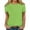 Green B, variant on Loopsun Plus Size Womens Tops, T Shirts for Women, Women's Fashion Solid Short Sleeve Blouse Round Neck T-Shirt Casual Tops Hot Pink XXXL