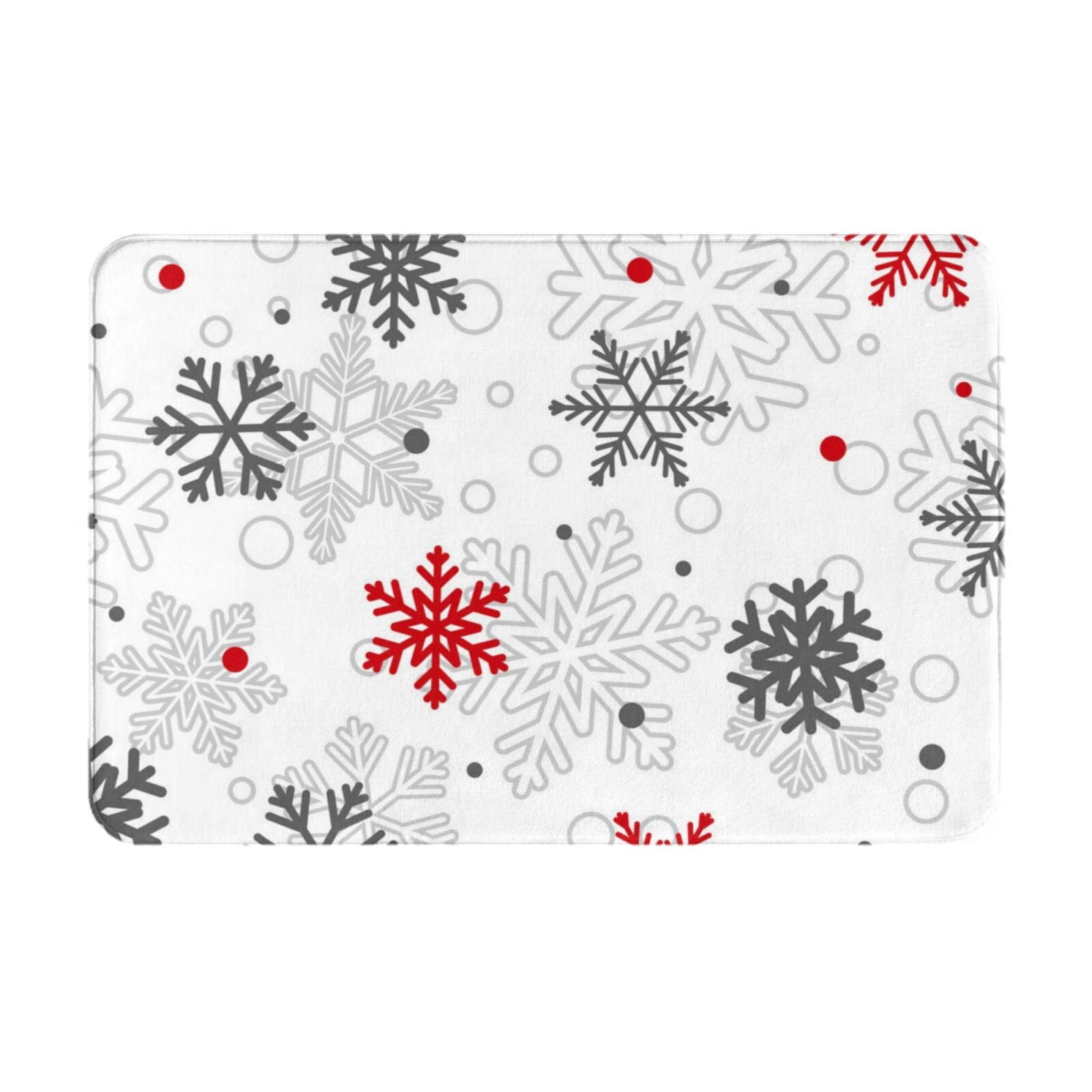 Christmas snowflake Bath Mats for Bathroom, Bathroom Mats Rugs No Silp