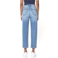 thumbnail image 3 of Cello Jeans Women's Juniors High Rise Classic Crop Straight Leg Jeans (Medium Denim, 7), 3 of 3