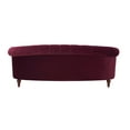 thumbnail image 6 of Jennifer Taylor Home La Rosa 84" Victorian Chesterfield Living Room Tufted Sofa Couch, Burgundy Velvet, 6 of 9