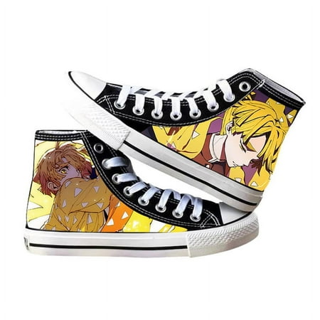 

Anime Demon Slayer Canvas Shoes Fashion Anime Shoes For Men Canvas Shoes Unisex Demon Slayer Anime Printing High Top Canvas Shoes